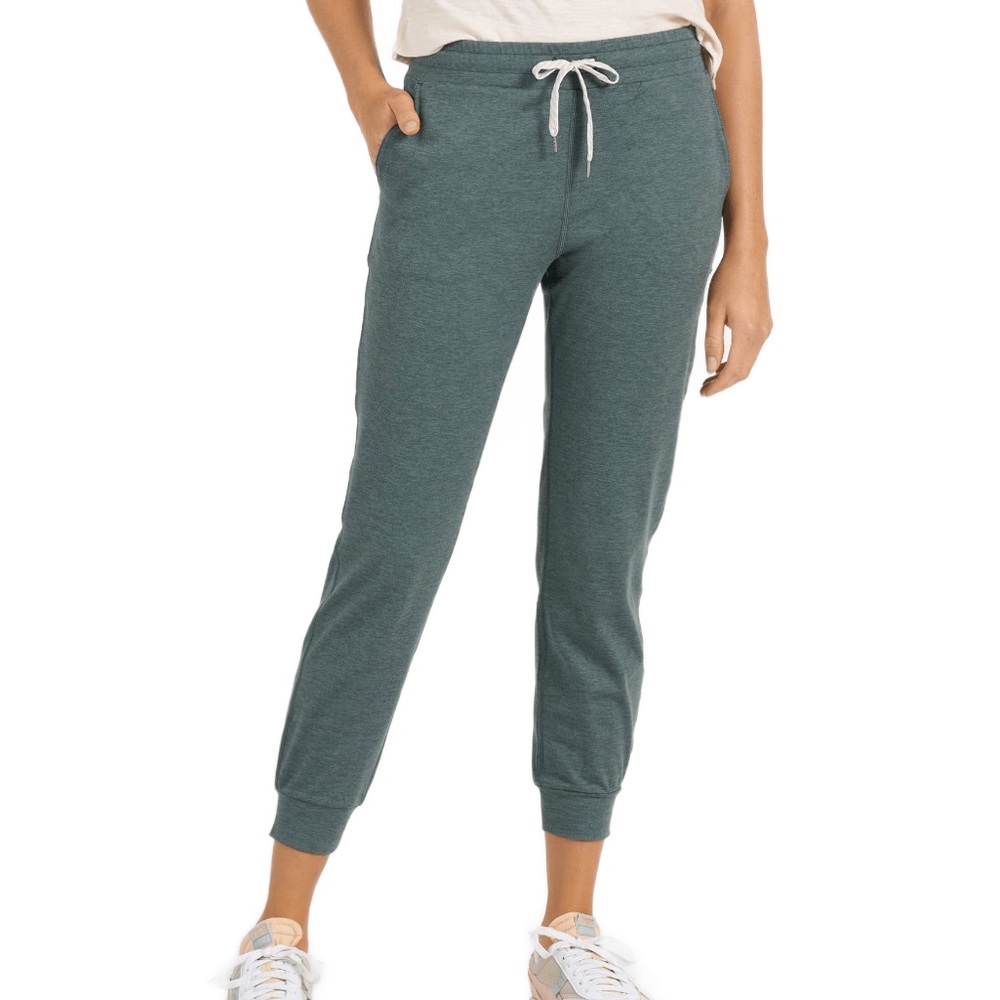 Vuori Womens Performance Joggers - Sz Small Kelp Heather Dreamknit